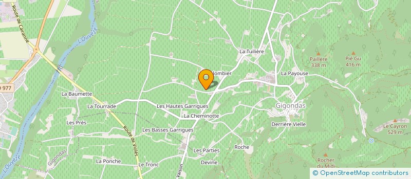 localisation de l'entreprise MONSIEUR EDMOND BURLE  GIGONDAS