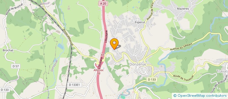 localisation de l'entreprise MONSIEUR EDMOND CHAMBARET  DONZENAC