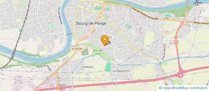 localisation de l'entreprise MONSIEUR EDMOND CHANAS  BOURG-DE-PEAGE