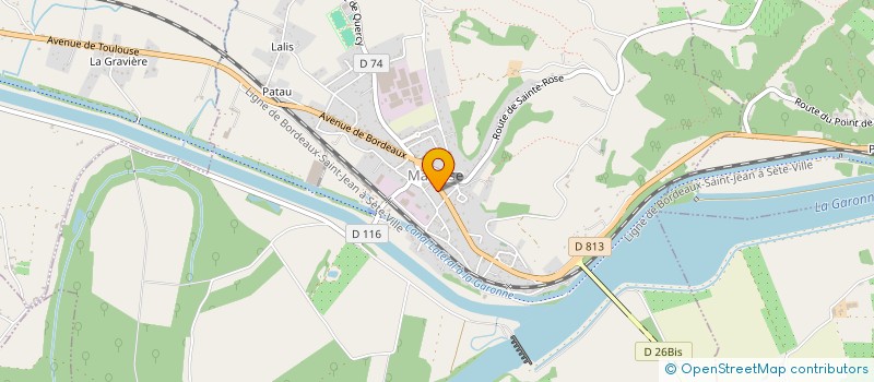 localisation de l'entreprise MONSIEUR EDMOND CHAUCHARD  MALAUSE