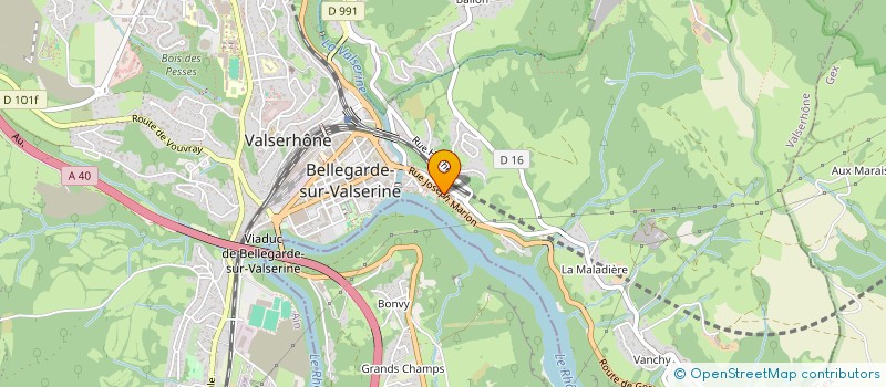 localisation de l'entreprise MONSIEUR EDMOND COUDOUIN à VALSERHONE