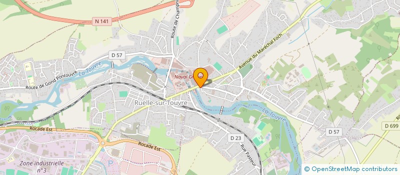 localisation de l'entreprise MONSIEUR EDMOND CREPPY à RUELLE-SUR-TOUVRE