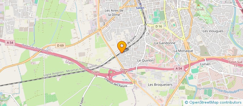 localisation de l'entreprise MONSIEUR EDMOND DAMIENS  SALON-DE-PROVENCE