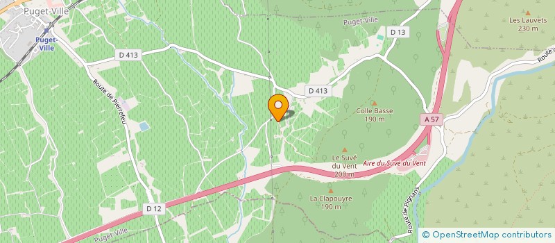 localisation de l'entreprise MONSIEUR EDMOND DEBERGUE  PUGET-VILLE