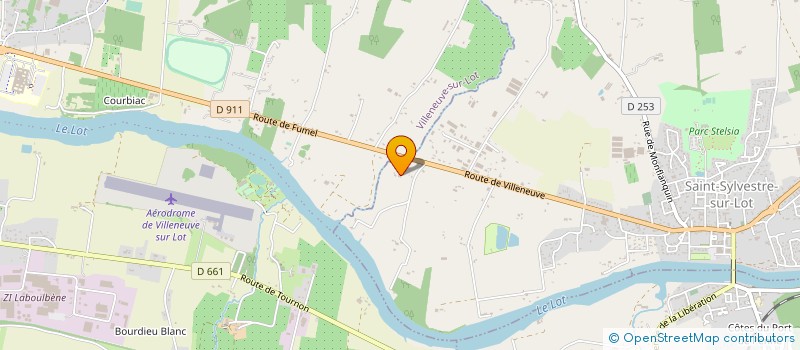 localisation de l'entreprise MONSIEUR EDMOND DELMAS  SAINT SYLVESTRE SUR LOT