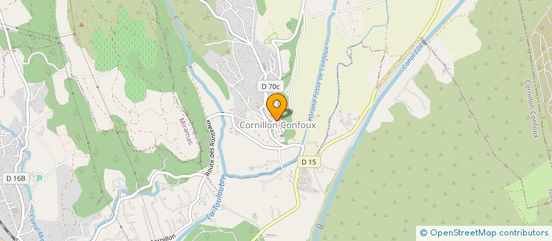 localisation de l'entreprise MONSIEUR EDMOND DESCHAMPS à CORNILLON-CONFOUX