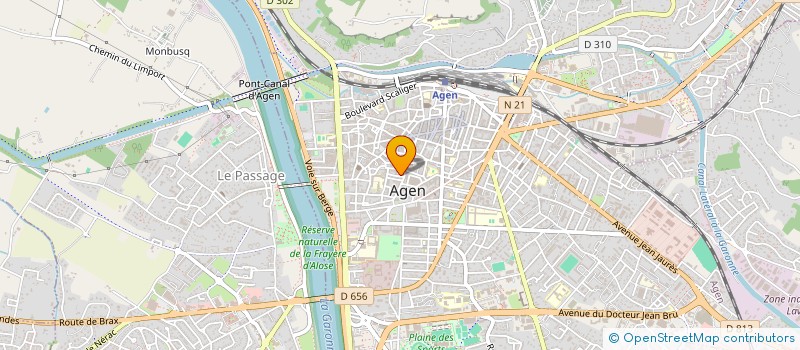 localisation de l'entreprise MONSIEUR EDMOND DESGREZ  AGEN