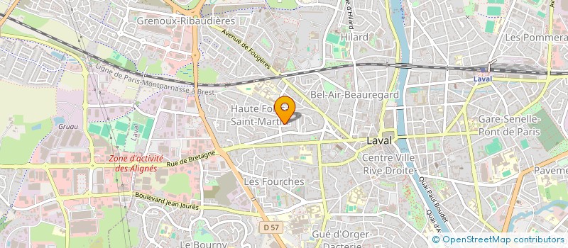 localisation de l'entreprise MONSIEUR EDMOND DUBOIS à LAVAL