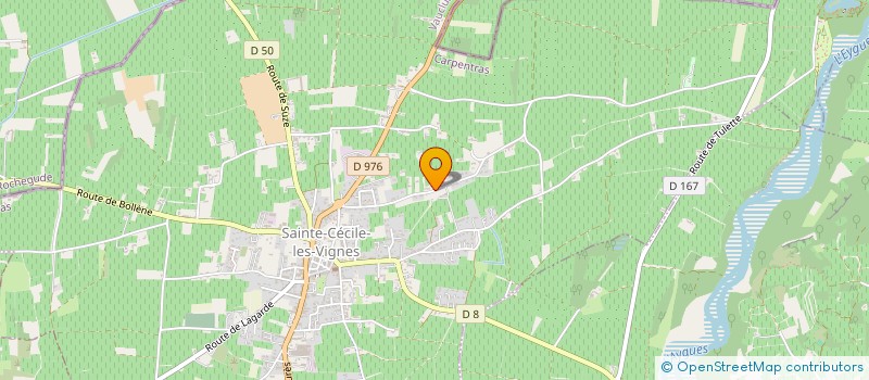 localisation de l'entreprise MONSIEUR EDMOND DUMAS  SAINTE-CECILE-LES-VIGNES