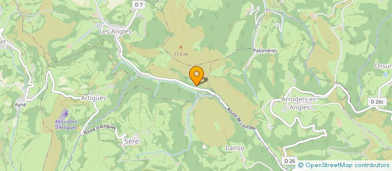 localisation de l'entreprise MONSIEUR EDMOND DUTROUILH  JULOS