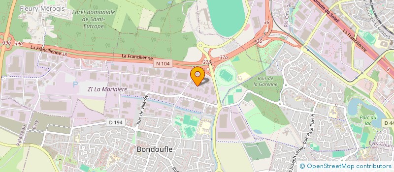 localisation de l'entreprise MONSIEUR EDMOND FLOQUET à BONDOUFLE