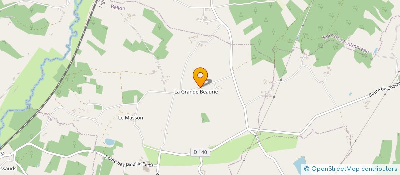 localisation de l'entreprise MONSIEUR EDMOND FRADON à CHALAIS