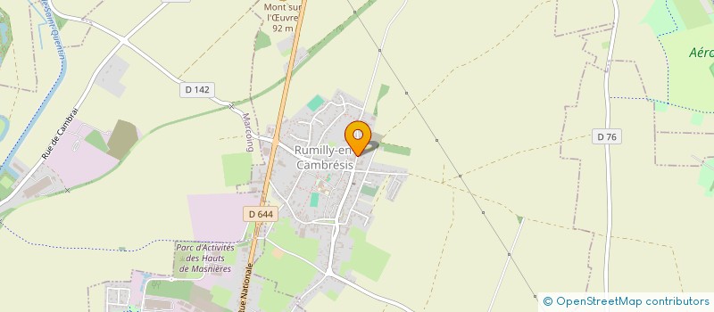 localisation de l'entreprise MONSIEUR EDMOND GABET  RUMILLY-EN-CAMBRESIS