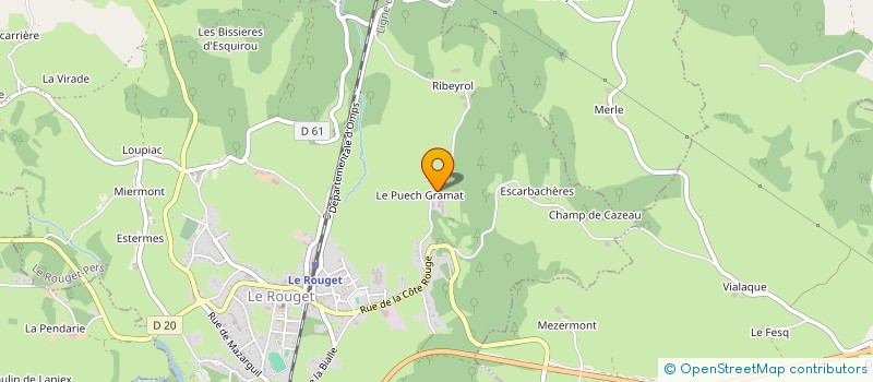 localisation de l'entreprise MONSIEUR EDMOND GAZAL à LA SEGALASSIERE