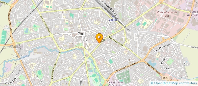 localisation de l'entreprise MONSIEUR EDMOND GEAGEA à CHOLET