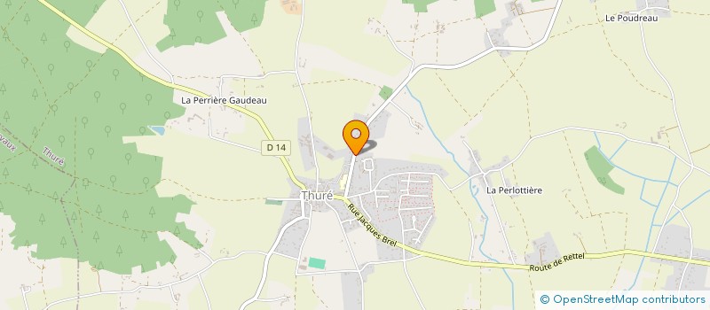 localisation de l'entreprise MONSIEUR EDMOND GENDARME à THURE