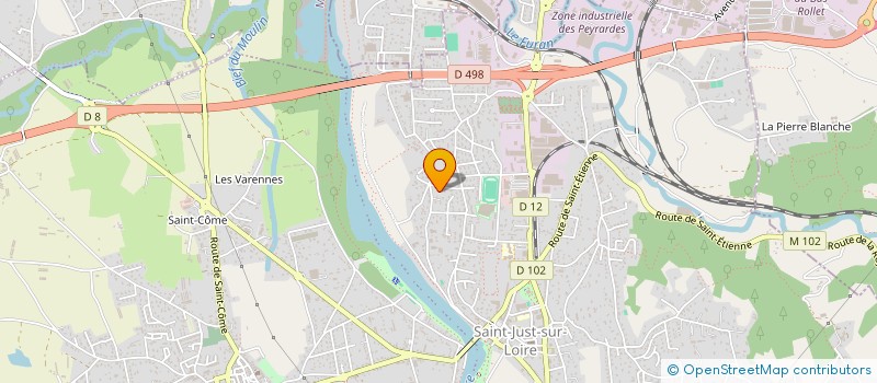 localisation de l'entreprise MONSIEUR EDMOND GILET  SAINT-JUST-SAINT-RAMBERT