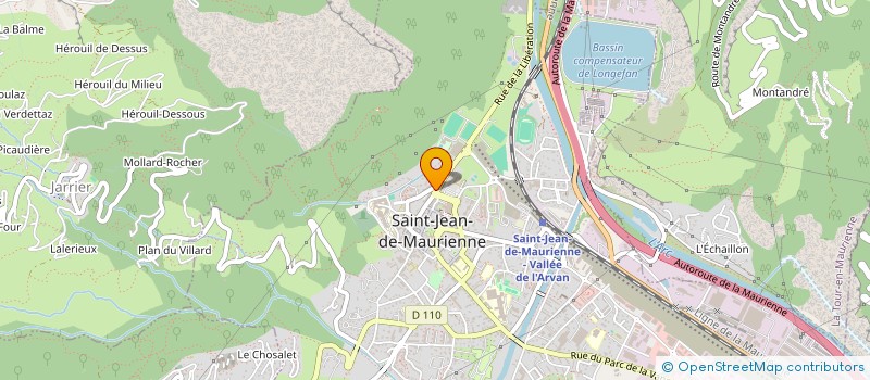 localisation de l'entreprise MONSIEUR EDMOND GIRAUD  SAINT-JEAN-DE-MAURIENNE