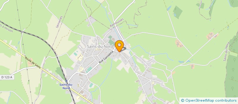 localisation de l'entreprise MONSIEUR EDMOND HAUSSY à SAINS-DU-NORD