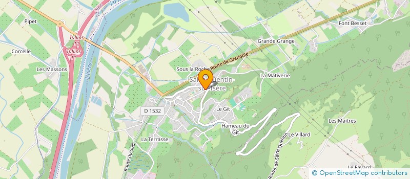 localisation de l'entreprise MONSIEUR EDMOND-HENRI SUPERNAK  TULLINS