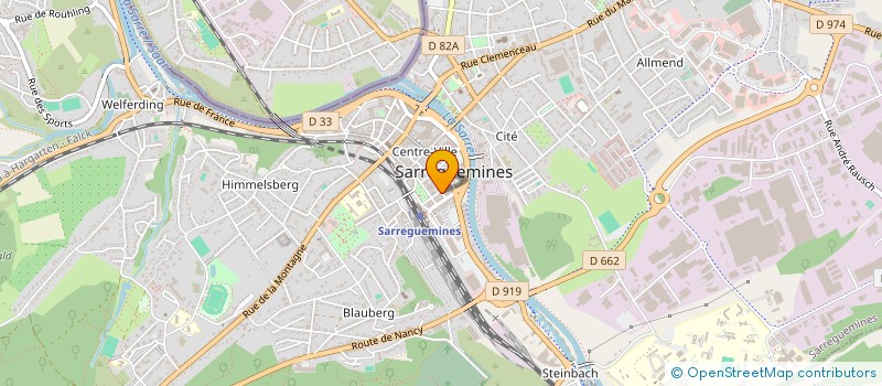 localisation de l'entreprise MONSIEUR EDMOND HOULLE à SARREGUEMINES