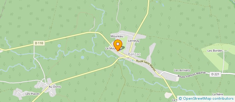 localisation de l'entreprise MONSIEUR EDMOND ISSAC  BALIZAC