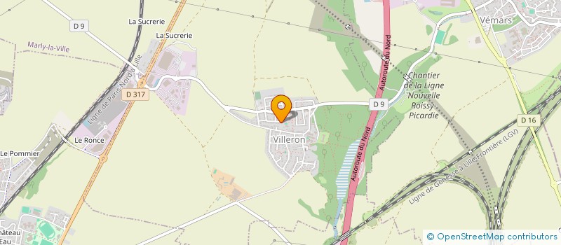 localisation de l'entreprise MONSIEUR EDMOND-JOSUE LOEMBE SAUTHAT  VILLERON