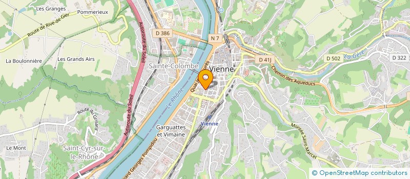 localisation de l'entreprise MONSIEUR EDMOND KALOUSTIAN  VIENNE