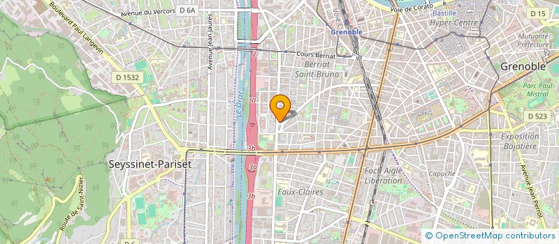 localisation de l'entreprise MONSIEUR EDMOND KOUSSA à GRENOBLE