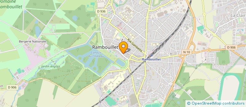 localisation de l'entreprise MONSIEUR EDMOND LECOURT à RAMBOUILLET