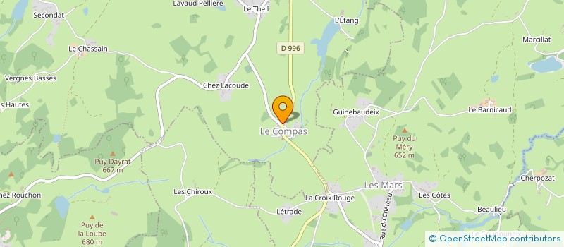 localisation de l'entreprise MONSIEUR EDMOND LECOUSTRE à LE COMPAS