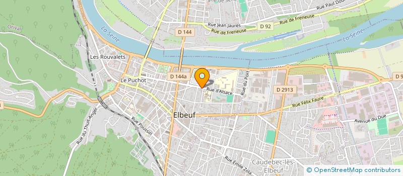 localisation de l'entreprise MONSIEUR EDMOND LEGENTIL  ELBEUF