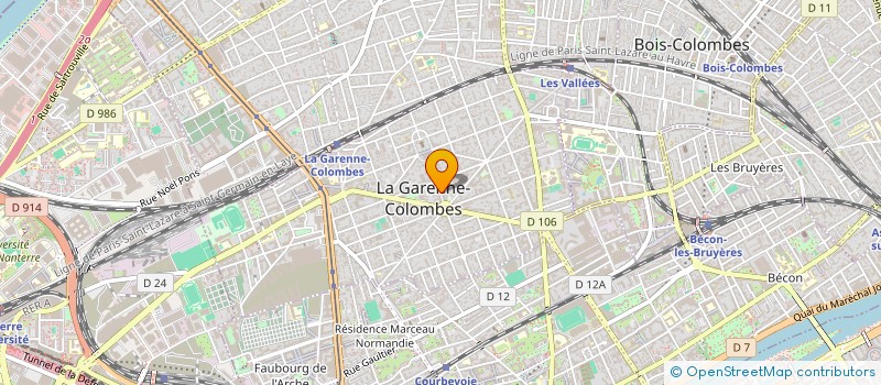 localisation de l'entreprise MONSIEUR EDMOND LOUIS à LA GARENNE-COLOMBES