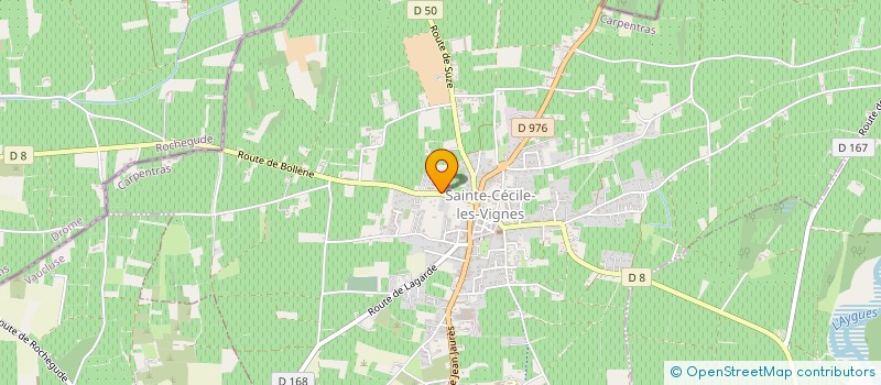 localisation de l'entreprise MONSIEUR EDMOND MADON  SAINTE-CECILE-LES-VIGNES