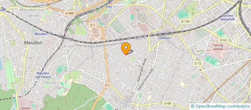 localisation de l'entreprise MONSIEUR EDMOND MAGNIFIQUE à CLAMART