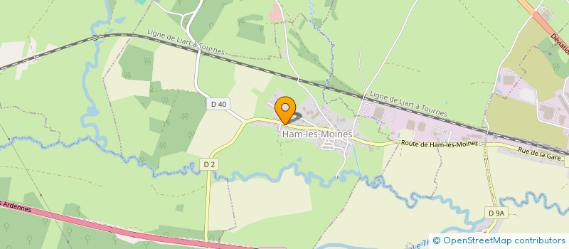localisation de l'entreprise MONSIEUR EDMOND MASSON  HAM-LES-MOINES