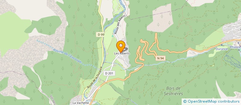 localisation de l'entreprise MONSIEUR EDMOND MAXIMIN  MONTGENEVRE