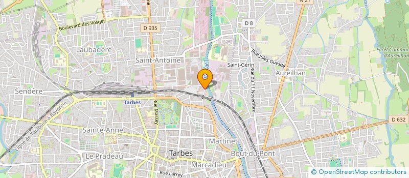 localisation de l'entreprise MONSIEUR EDMOND MEBENGA à TARBES