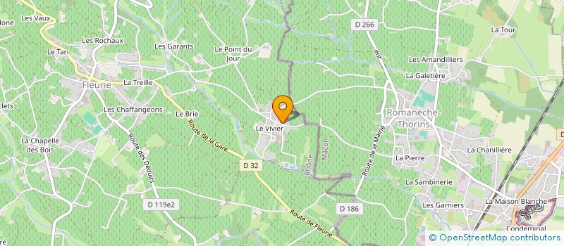 localisation de l'entreprise MONSIEUR EDMOND MEZIAT-BELOUZE à FLEURIE