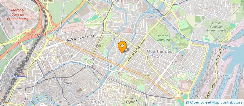 localisation de l'entreprise MONSIEUR EDMOND MICHALY à STRASBOURG