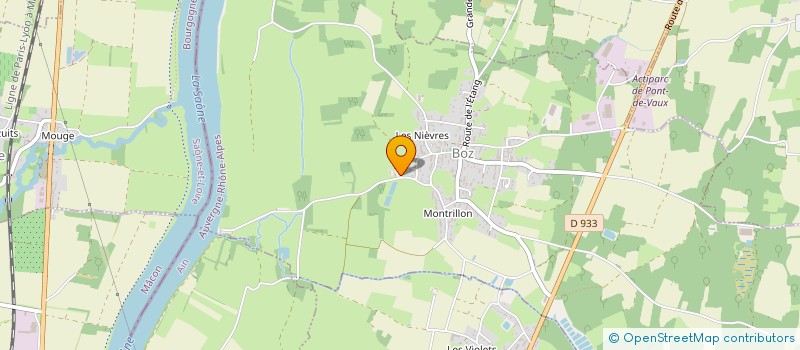 localisation de l'entreprise MONSIEUR EDMOND MOLTER  PONT-DE-VAUX