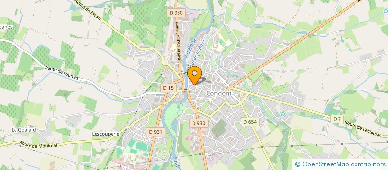 localisation de l'entreprise MONSIEUR EDMOND MONLONG  CONDOM