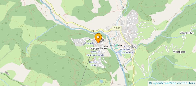 localisation de l'entreprise MONSIEUR EDMOND PELLISSIER à ALLOS