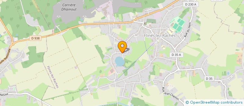 localisation de l'entreprise MONSIEUR EDMOND PLOUVIN  FLINES-LEZ-RACHES