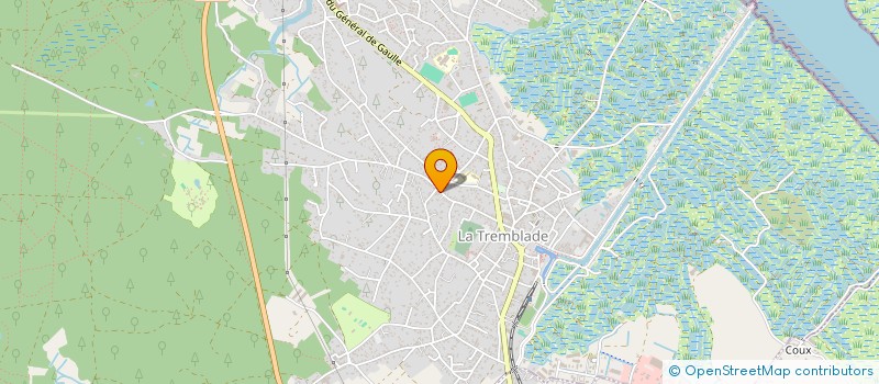 localisation de l'entreprise MONSIEUR EDMOND QUERE  LA TREMBLADE