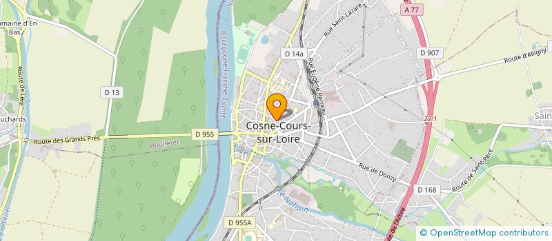 localisation de l'entreprise MONSIEUR EDMOND RABEHANTA à COSNE-COURS-SUR-LOIRE