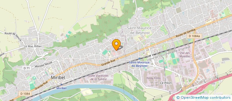 localisation de l'entreprise MONSIEUR EDMOND RABOUTOT à MIRIBEL