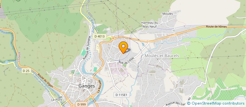 localisation de l'entreprise MONSIEUR EDMOND REGINA  GANGES