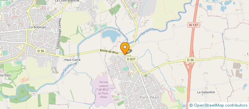 localisation de l'entreprise MONSIEUR EDMOND RENARD  PONT-PEAN