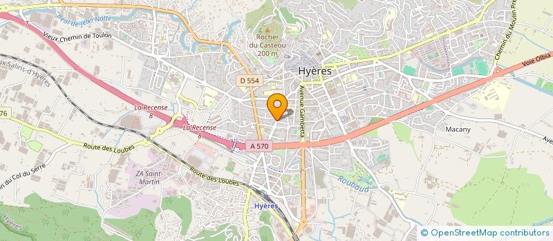 localisation de l'entreprise MONSIEUR EDMOND RIVOAL à HYERES